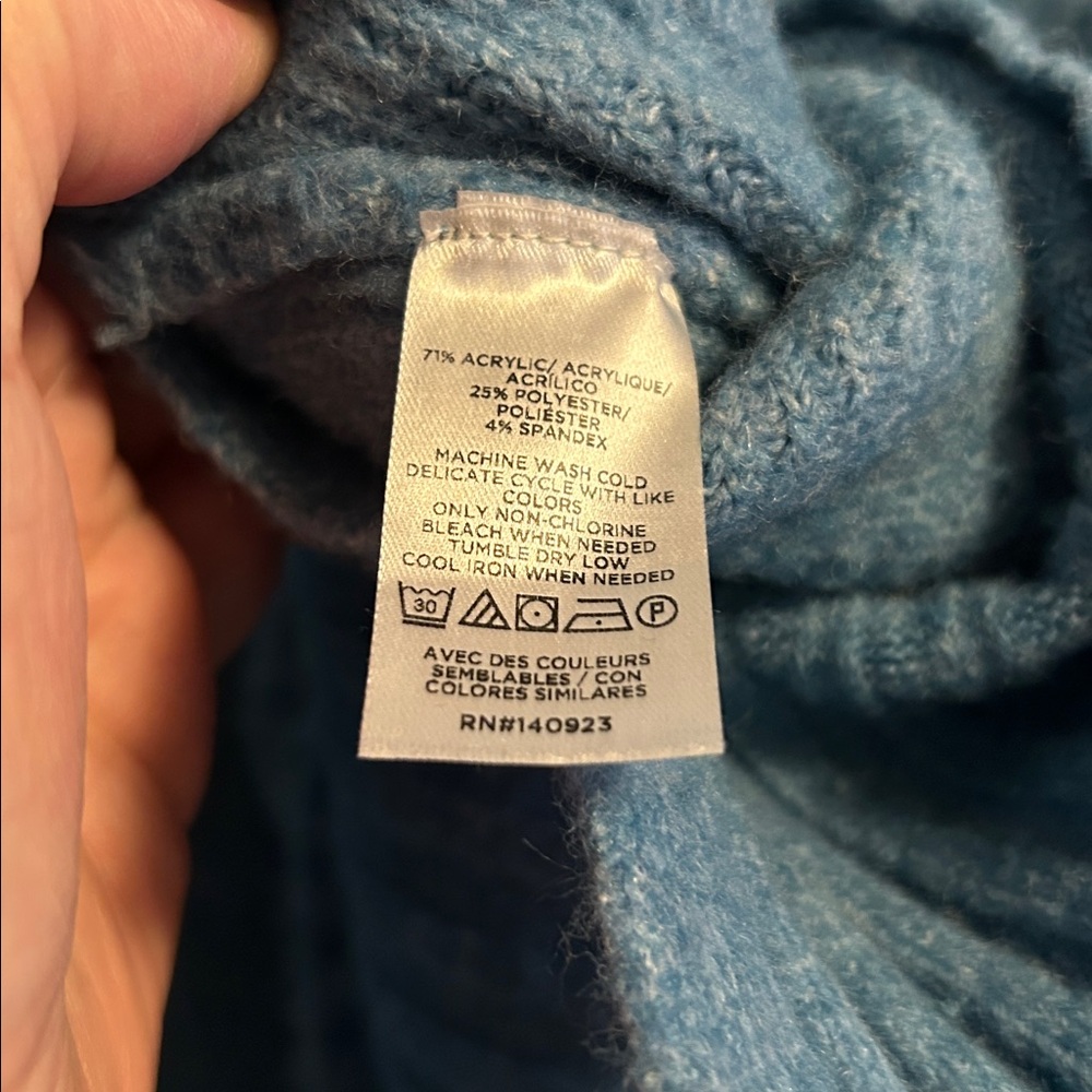 Loft blue Crew Neck Sweater size xl - Picture 4 of 4